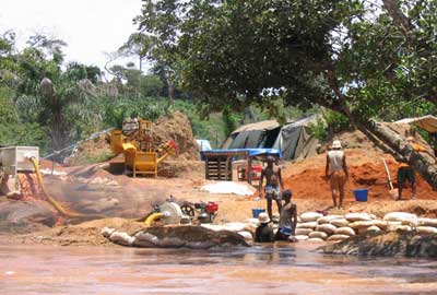 Laverie or et diamant africa compagnie
