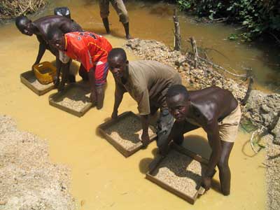 Laverie or et diamant africa compagnie